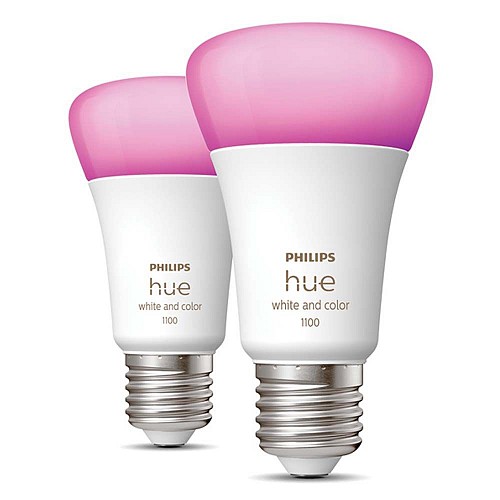 Philips  Hue Smart Lamp E27 White Ambiance 1100lm (2-Pack) (929002468404) (PHI929002468404)