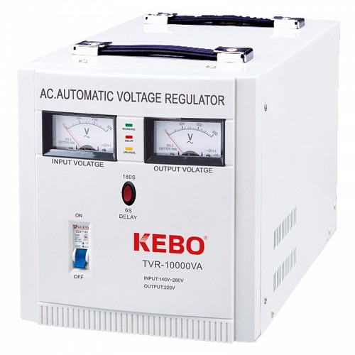 Kebο Σταθεροποιητής - Ρυθμιστής Τάσης 10Kva Αναλογικός Υψηλής Απόδοσης TVR-10000VA