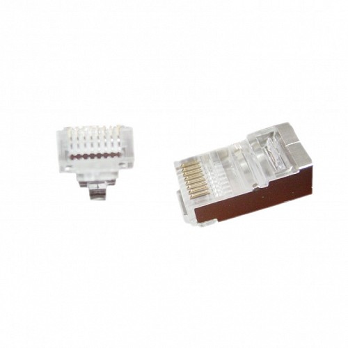 Cablexpert Universal pass-through modular FTP plug 8P8C 50 pcs per bag LC-PTF-01/50